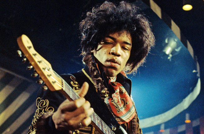 Mandatory Credit: Photo by MARC SHARRATT/REX/Shutterstock (16987c)
The Jimi Hendrix Experience - Jimi Hendrix at the Marquee Club, London
Various - 1967